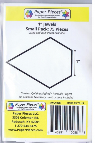 Patchworkkarton Jewel small, 1``, 75 St.